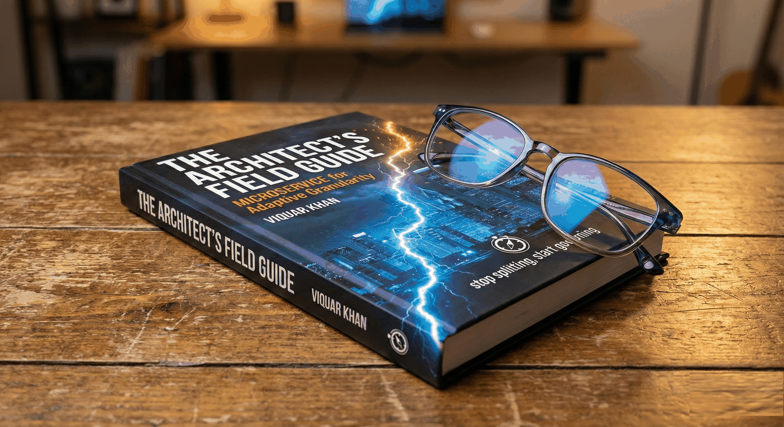The Architect's Field Guide on the desk
